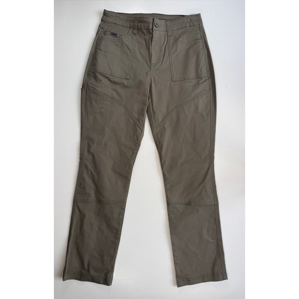 KUHL Rydr Lite Pant Womens 6 Regular Gun Metal Green Durable Workwear Relaxed